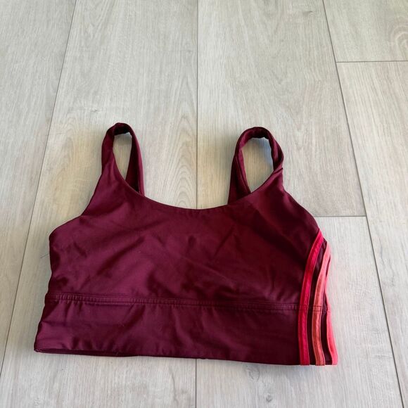 lululemon athletica Other - Lululemon Take A Hint Bra Deep Rouge size 8